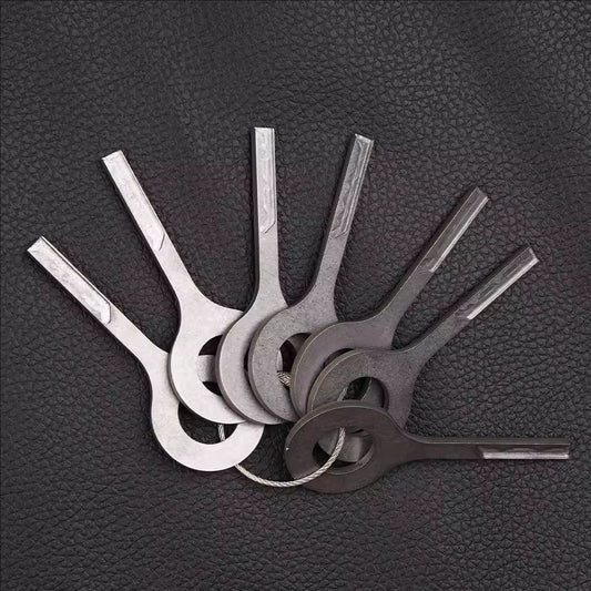 VAG HU66 Laser Track Jiggler Keys Set 7 Pieces locksmith tool power keys