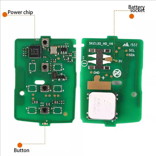Autel IKEYHD004AL HD004ALUniversal Smart Remote Key 4 Buttons For Honda For Autel Smart Key For KM100 IM508 IM608 KM100E