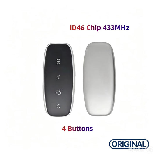 Original OEM Smart Remote Key Keyless Go ID46 Chip 433MHz MRH-3791200A for BYD Denza D9 N7 N8