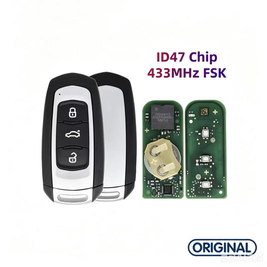 Original Smart Remote Key ID47 Chip 433MHz for Geely GX3 Geely Vision X6 Livan X6 Pro