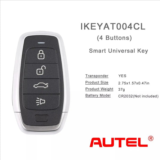 utel IKEYAT004CL AT004CL Universal Smart Remote Key 4 Buttons AUTEL SMART KEY For Autel Smart Key For KM100 IM508 IM608