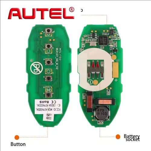 IKEYNS005AL Universal Smart Remote Key 5 Buttons For Nissan Work For Autel Smart Key For KM100 IM508 IM608 KM100E