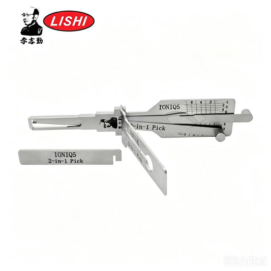 Lishi Ioniq5 with CutOut 2-in-1 Pick & Decoder HU134 for Hyundai - Kia Lishi Tool Anti Glare