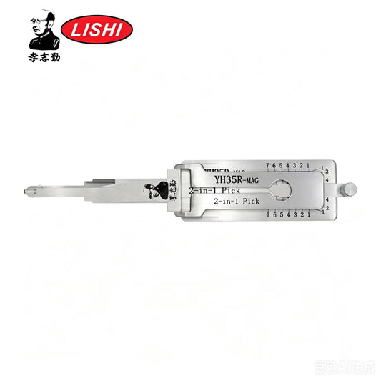 Lishi YH35R Extended Length 2-in-1 Pick & Decoder for Yamaha Lishi Tool With Magetic Gate