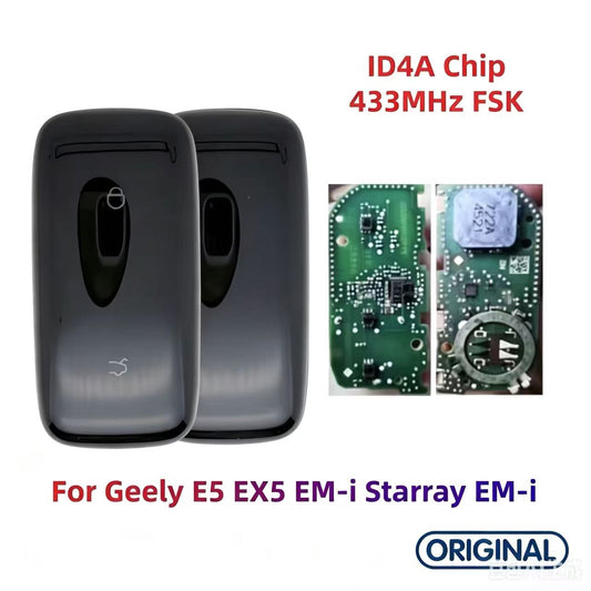 Original Smart Remote Key ID47 ID4A Chip 433MHz for Geely L6 L7 Galaxy L6 Galaxy L7