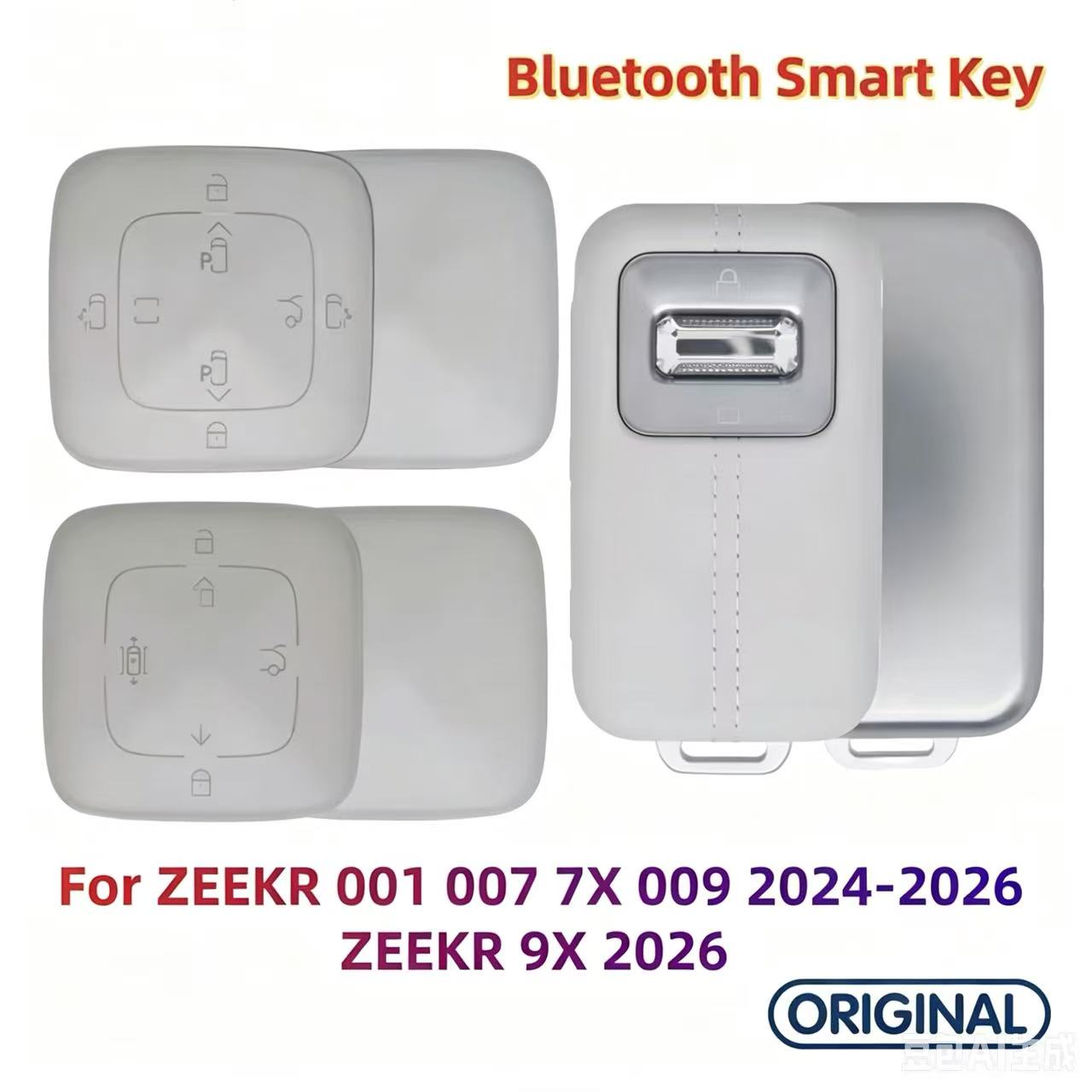 Original Bluetooth Smart Remote Key for GEELY ZEEKR 001 007 7X 009 2024 2025 2026 ZEEKR 9X 2026 Car Bluetooth Key