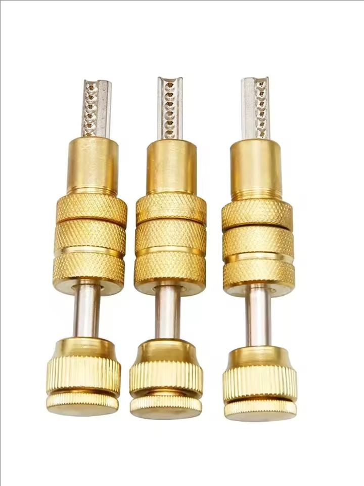 Newest GOSO Original Two-Row Semi Circle Keyway 11 Pins Dimple A.B KABA Locksmith Toolkit Tools Spring Loaded Bump Lock Tools