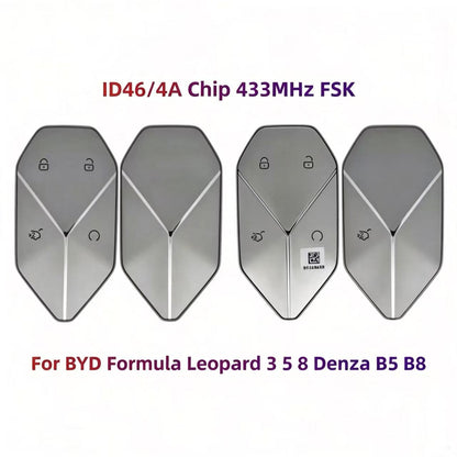 Original Smart Key ID46 ID4A Chip 433MHz UREB-3791200F for BYD Tai 3 Ti7 Denza B3 B5 B8 Leopard 5 8