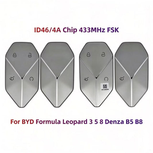 Original Smart Key ID46 ID4A Chip 433MHz UREB-3791200F for BYD Tai 3 Ti7 Denza B3 B5 B8 Leopard 5 8