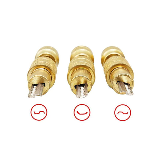 Newest GOSO Original Two-Row Semi Circle Keyway 11 Pins Dimple A.B KABA Locksmith Toolkit Tools Spring Loaded Bump Lock Tools