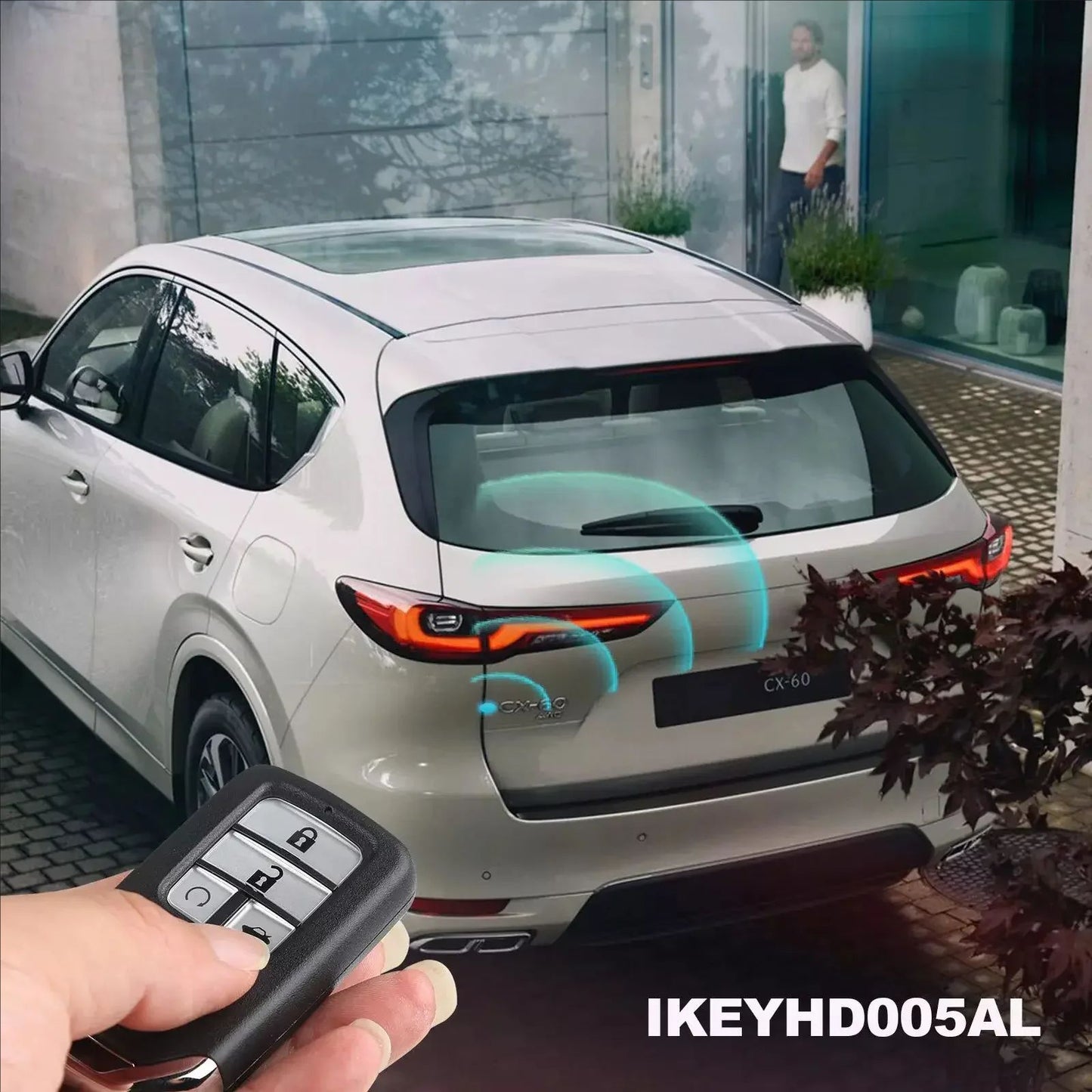 Autel Ikey IKEYHD005AL HD005AL Universal Smart Remote Key 5 Buttons For Honda For Autel Smart Key For KM100 IM508 IM608 KM1