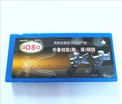 Goso fixing flip folding key vice remover Flip-key Pin Remover for Locksmith Tool Split Pin Fixing Disassembly Tool