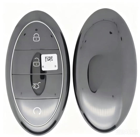 Original Smart Remote Key Keyless Go ID4A Chip 433MHz with Metal Shell for BYD Yangwang U8 U8L U9 Xtreme U9X U7