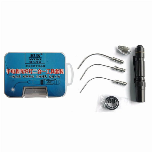 Huk Locksmith Tools set Mini Fiber Optic Light With High Brightness For Car
