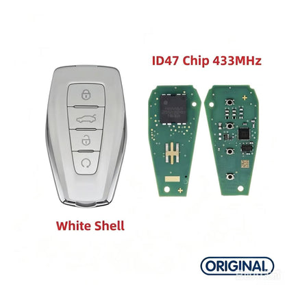 Original Smart Key ID4A ID47 Chip 433MHz for Geely Emgrand Preface Binray Coolray Okavango Vision GX3 GX6
