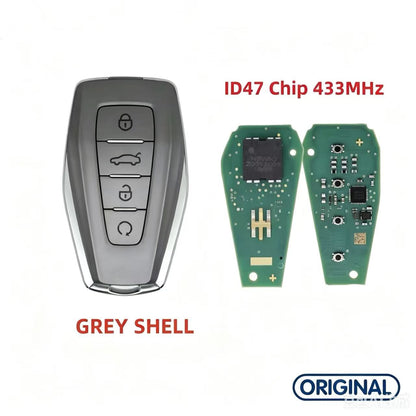 Original Smart Key ID4A ID47 Chip 433MHz for Geely Emgrand Preface Binray Coolray Okavango Vision GX3 GX6