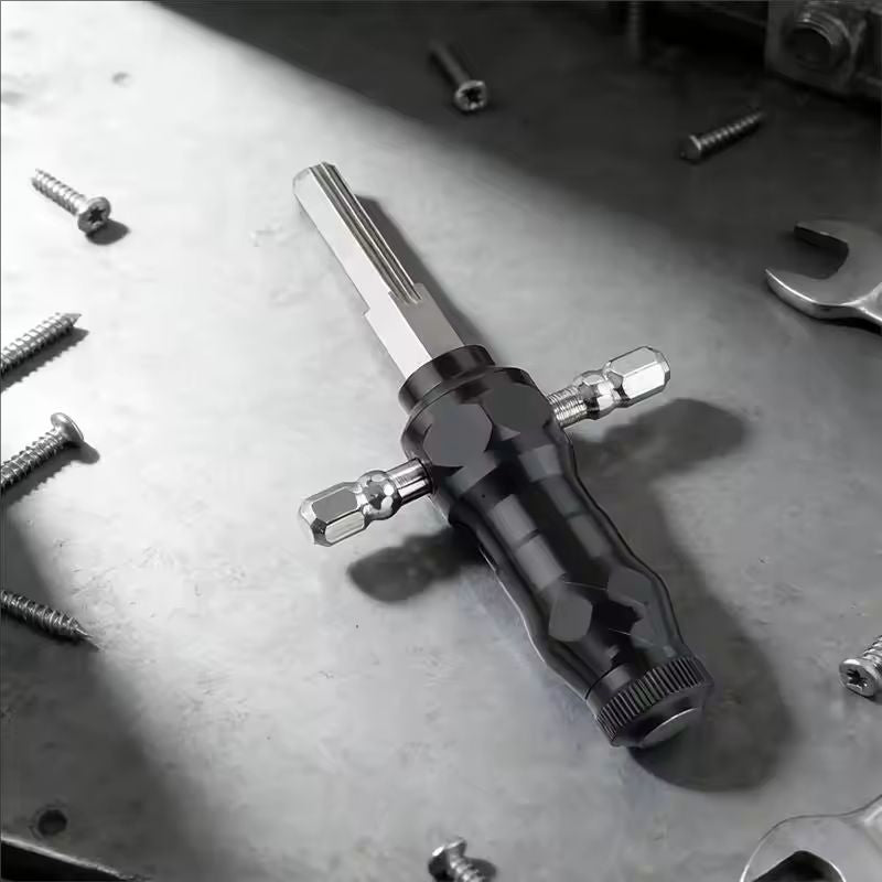 ABBP-Tubular Lock Pick Set:9-In-1 Unlocking Tool With Interchangeable Stainless Steel Keys,For Locksmiths & DIY Use