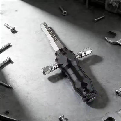 ABBP-Tubular Lock Pick Set:9-In-1 Unlocking Tool With Interchangeable Stainless Steel Keys,For Locksmiths & DIY Use