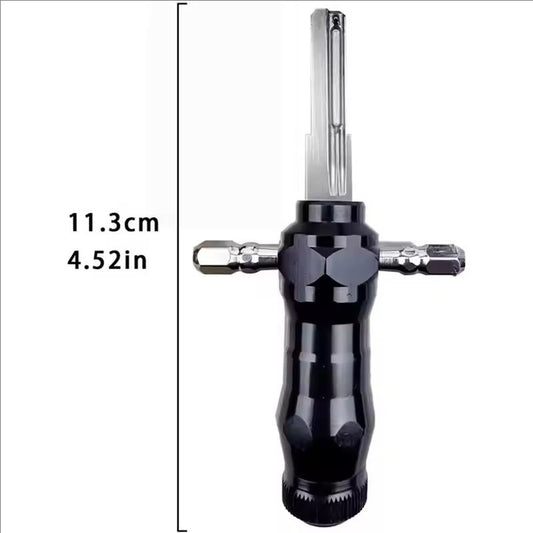 ABBP-Tubular Lock Pick Set:9-In-1 Unlocking Tool With Interchangeable Stainless Steel Keys,For Locksmiths & DIY Use