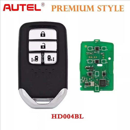 utel IKEYHD004BL HD004BLUniversal Smart Remote Key 4 Buttons For Honda For Autel Smart Key For KM100 IM508 IM608 KM100E