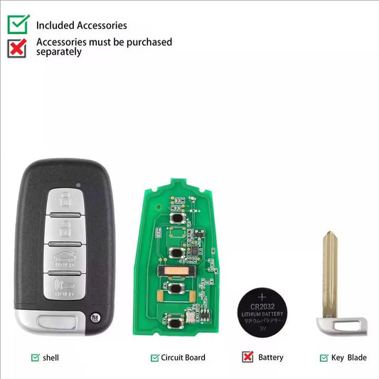 utel IKEYHY004AL HY004AL Universal Smart Key 4 Buttons For Hyundai For Autel Smart Key For KM100 IM508 IM608 KM100E