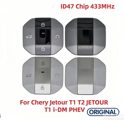 Original Smart Remote Key ID47 Chip 433MHz for Chery Jetour T1 T2 JETOUR T1 i-DM PHEV