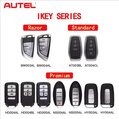 AUTEL IKEYBW003/4AL HD004/05BL NS004/05AL HY003/04AL AT003BL/04CL Universal Remote Smart Key for MaxiIM KM100 IM508 Programmer
