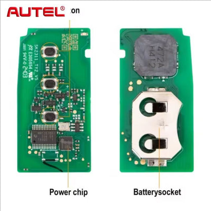 Autel IKEYTY8A3BL Universal Smart Remote Key 3 Buttons For Toyota For Autel Smart Key For KM100 IM508 IM608 KM100E