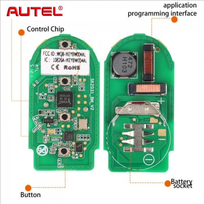 Autel IKEYBW004AL Universal Smart Key 4-Button for BMW