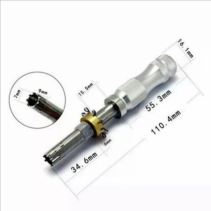 High quality 3 Pcs 7 Pin Advanced Tubular Lock Tool Set For Padlock Tool Cross Pic-ik Tubular Pick Stainless Steel Tubular