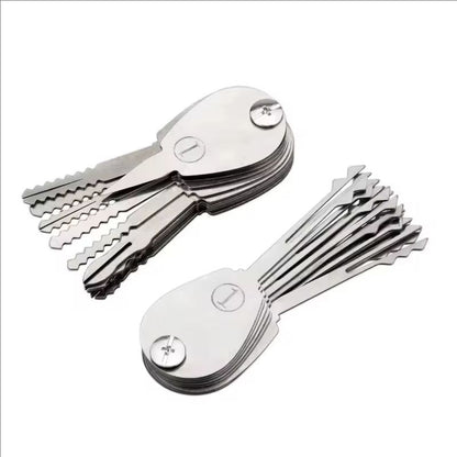21PCS Foldable Car Lock Double Sided Opener Practice Locksmith Equipment Tool