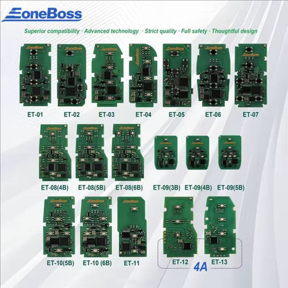 EONEBOSS ET Smart Key 8A+4D BA Chip For To-yota Le-xus Support VVDI KEYDIY AUTEL OBDSTAR Universal PCB Circuit Board