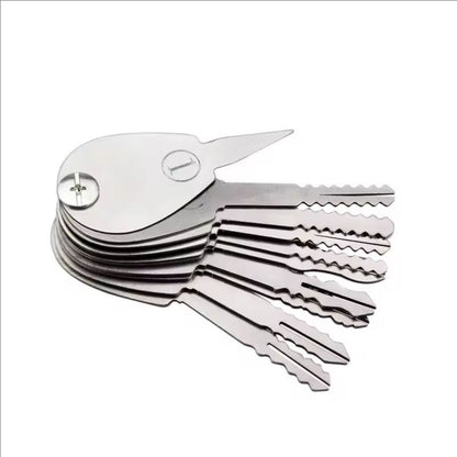 21PCS Foldable Car Lock Double Sided Opener Practice Locksmith Equipment Tool