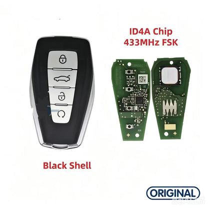 Original Smart Key ID4A ID47 Chip 433MHz for Geely Emgrand Preface Binray Coolray Okavango Vision GX3 GX6