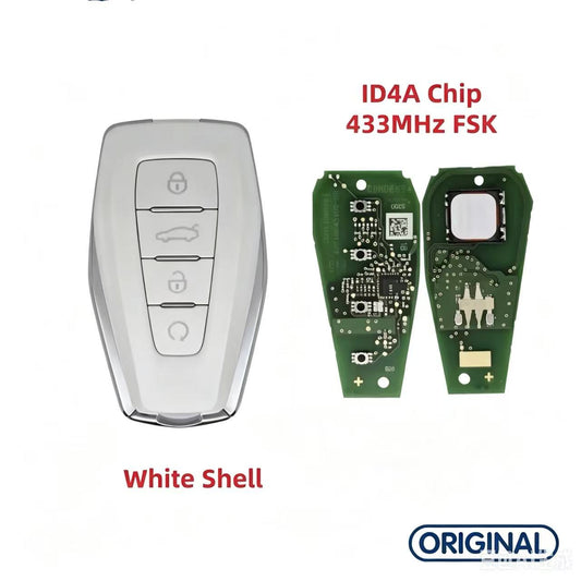 Original Smart Key ID4A ID47 Chip 433MHz for Geely Emgrand Preface Binray Coolray Okavango Vision GX3 GX6