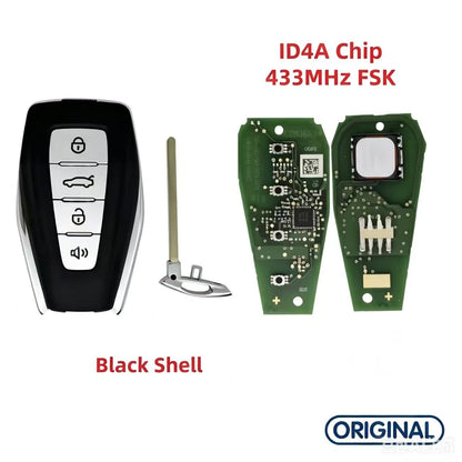 Original Smart Key ID4A ID47 Chip 433MHz for Geely Emgrand Preface Binray Coolray Okavango Vision GX3 GX6