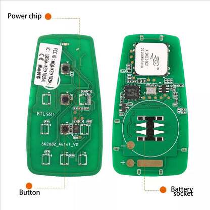 Autel IKEY IKEYAT003BL AT003BL Universal Smart Remote Key 3 Buttons For Autel Smart Key For KM100 IM508 IM608 KM100E