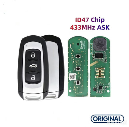 Original Smart Remote Key ID47 Chip 433MHz for Geely GX3 Geely Vision X6 Livan X6 Pro