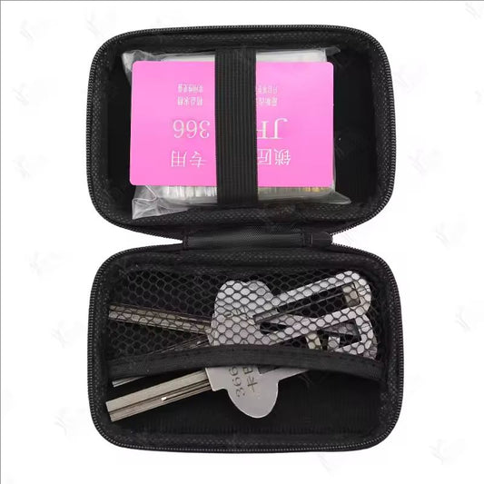 Locksmith JF Kaba 3-piece set with edge, slot, and reverse slot tinfoil consumables