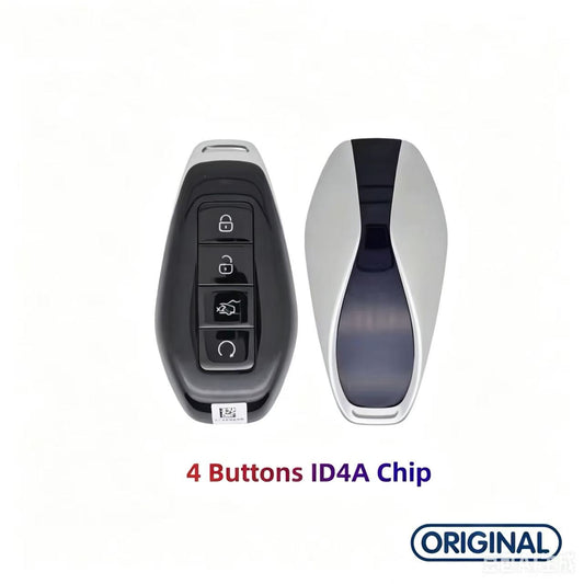 Original OEM Smart Remote Key Keyless Go ID46 ID4A Chip 433MHz for BYD Denza D9 DM-i EV N7 N8 N9 DENZA Z9