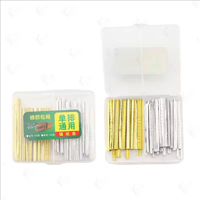 Locksmith JF Kaba 3-piece set with edge, slot, and reverse slot tinfoil consumables