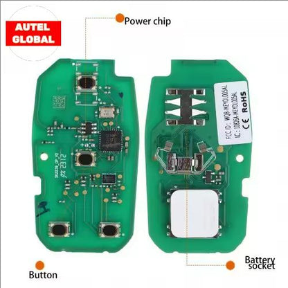 AUTEL IKEY Universal Smart Key IKEYOL004AL OL004AL 4 Buttons 315MHz /433MHz For Autel Smart Key For KM100 IM508 IM608