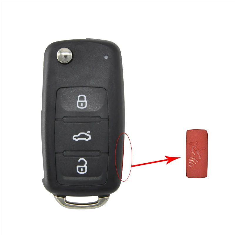 Filp Car Remote Key Shell Case For VW Volkswagen Beetle Caddy Golf Jetta Polo Tiguan Touran Replacement Key Housing