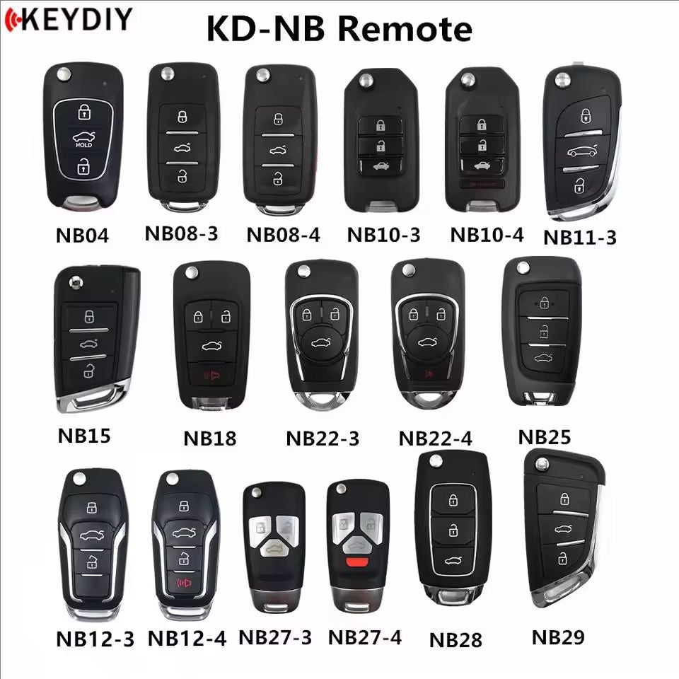 KEYDIY KD NB Remote Car Key NB04/08/10/11/12/15/18/21/22/25/27 NB28 NB29 NB30/33/34/47-3 for MINI Generator/KD-X2 KD-MAX Machine