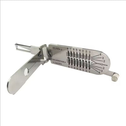 New Stely HU66 V.3 Lishi 2in1 Decoder Super Tools For VW Audi Porsche Skoda hollow out Lock Pick Tool