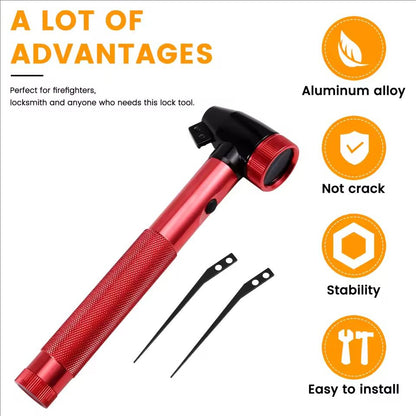 Auto Key Lock Red Color Magnifier Pick Locksmith Car Tools Endoscope With Fiber Optic Light Auto Repair Tools-AA70