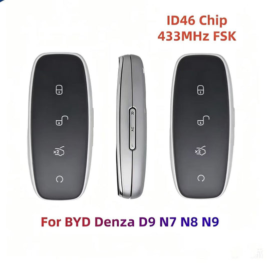 Original OEM Smart Remote Key Keyless Go ID46 Chip 433MHz MRH-3791200A for BYD Denza D9 N7 N8