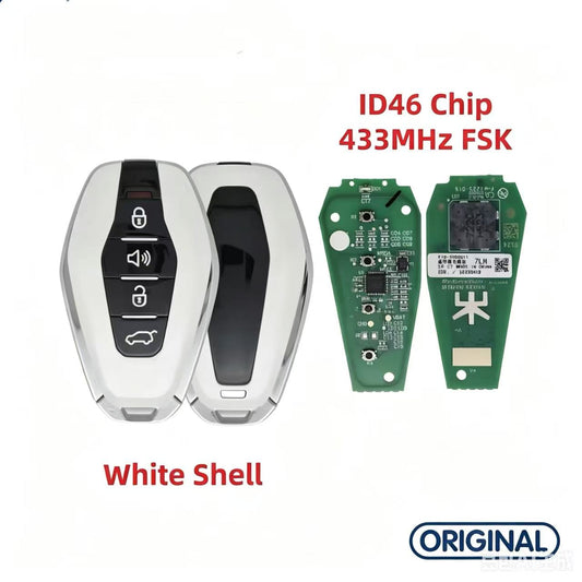 Original Smart Remote Key ID46 47 4A 433MHz for Chery Jetour X70 X70S X70M X90 X95 VT9 Jetour X70 Plus