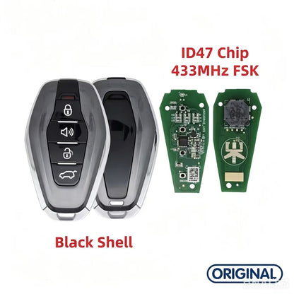 Original Smart Remote Key ID46 47 4A 433MHz for Chery Jetour X70 X70S X70M X90 X95 VT9 Jetour X70 Plus