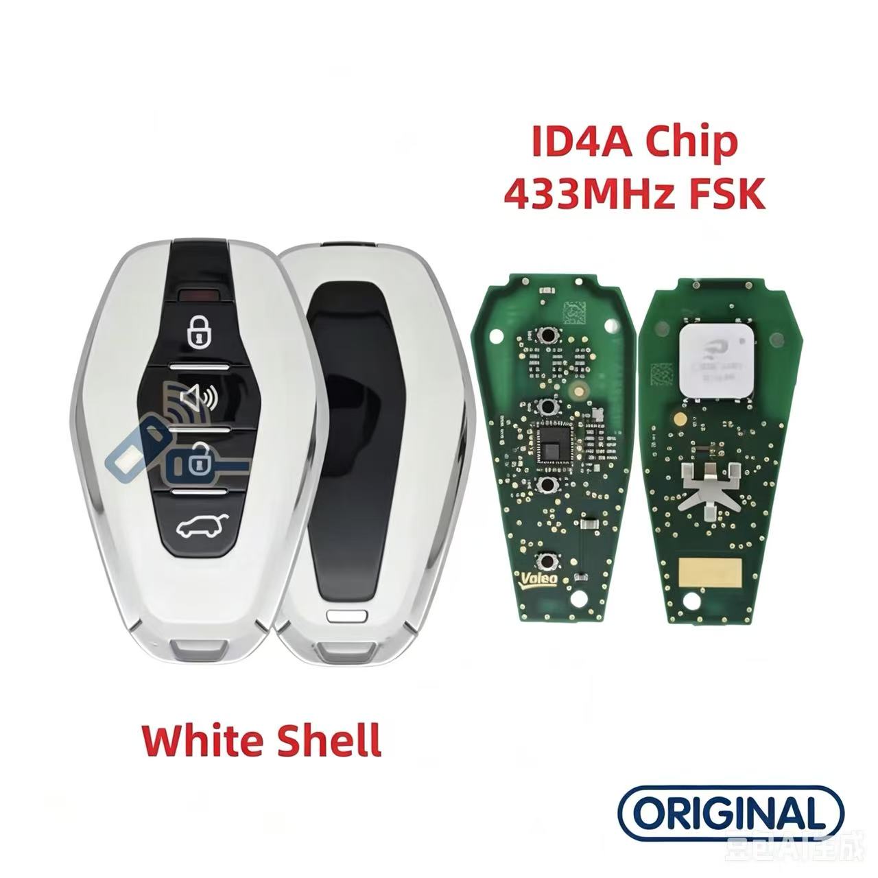 Original Smart Remote Key ID46 47 4A 433MHz for Chery Jetour X70 X70S X70M X90 X95 VT9 Jetour X70 Plus